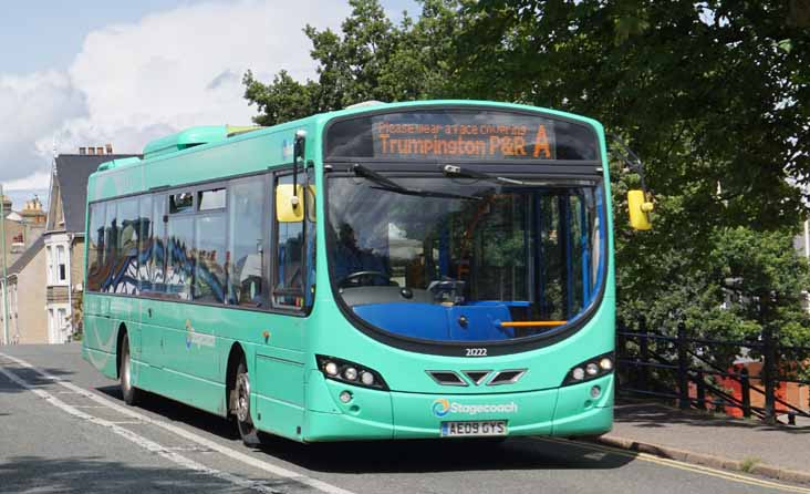 Stagecoach East Volvo B7RLE Wright 21222